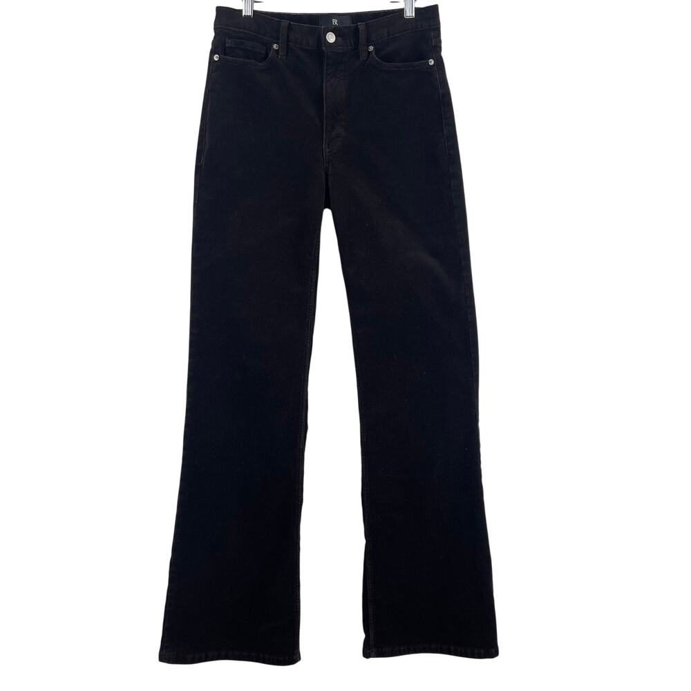 Banana Republic Womens Relaxed Flare Corduroy Pants 29L Charcoal High Rise
